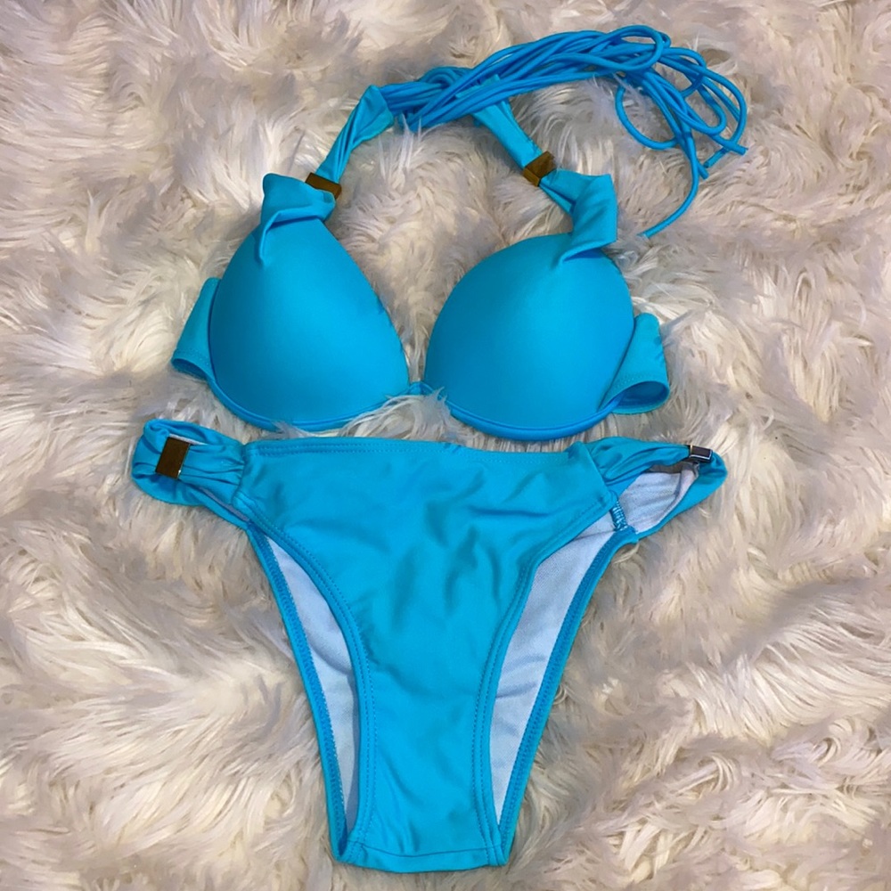 light blue bikini